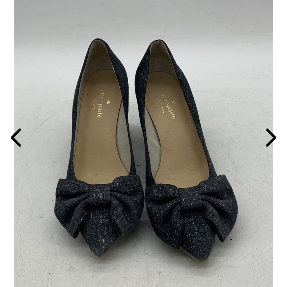 Kate Spade New York Bow Pointed Toe Pumps — Size 6.5
